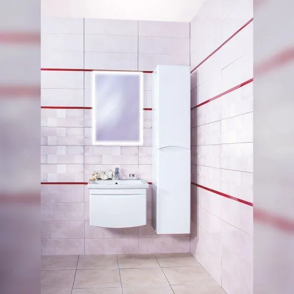 Тумба под раковину подвесная Бриклаер ВЕГА белый , 60 см