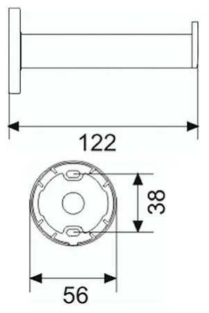 Держатель для запасных рулонов Keuco Plan 14963