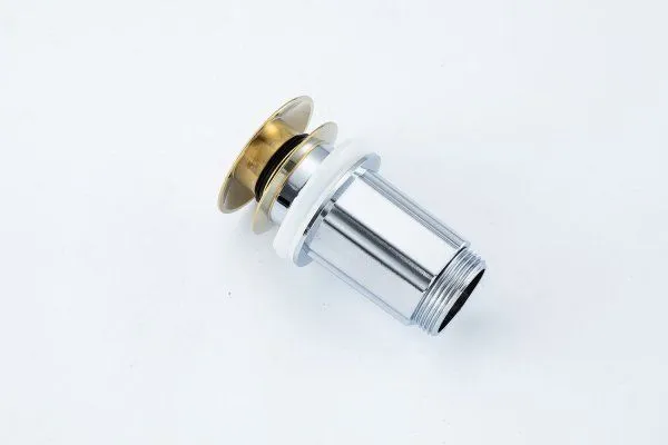 Донный клапан для раковины с сеткой Frap F67-3, золотой