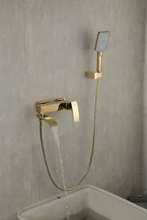 Смеситель для ванны Gappo G3207-3, однорычажный, золото