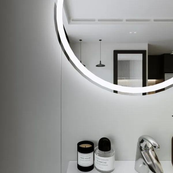 Зеркало Бриклаер Эстель-4 70 с подсветкой LED, на взмах руки