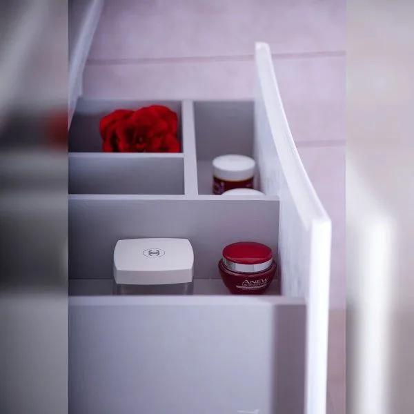 Тумба под раковину подвесная Бриклаер ВЕГА белый , 70 см