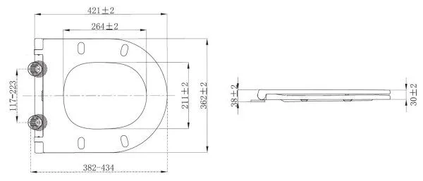 Крышка-сиденье Allen Brau Priority 4.31011.20 белый