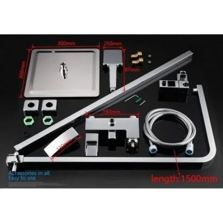 Душевая  система для ванной PVD покрытие Gappo  Jacob G2407-20, хром - купить в Москве по низкой цене в интернет-магазине с доставкой по всей России | HITsant Душевая  система для ванной PVD покрытие Gappo  Jacob G2407-20, хром