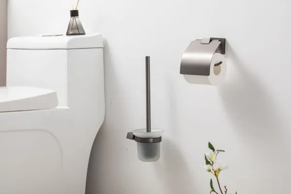 Ершик для унитаза подвесной Frap F3YF06SN10PC-9ZB, оружейная сталь - купить в Москве по низкой цене в интернет-магазине с доставкой по всей России | HITsant Ершик для унитаза подвесной Frap F3YF06SN10PC-9ZB, оружейная сталь