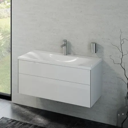 Тумба с раковиной Keuco Royal Reflex.2 39604210100 100 белый