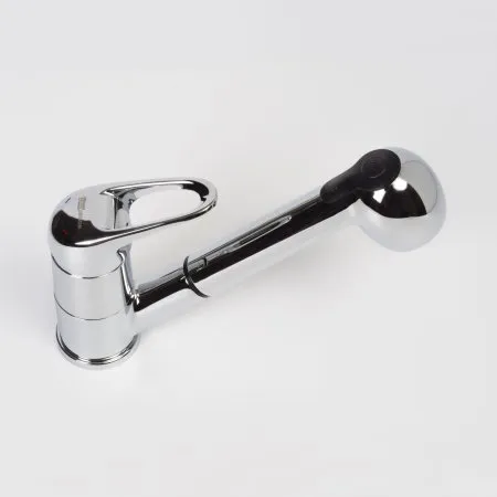 Смеситель для кухонной мойки WasserKRAFT 6365 с выдвижной лейкой, хром