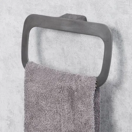 Полотенцедержатель WasserKRAFT Wiese K-8960 оружейная сталь