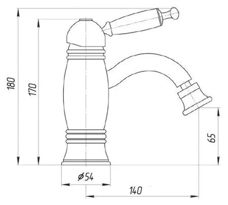 Смеситель Migliore Oxford 19152 для биде