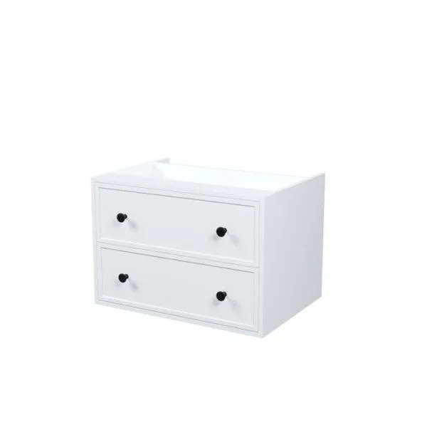 Тумба подвесная, под столешницу, 70 см, белый матовый, Torr, IDDIS, TOR70WBi95