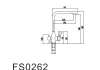 Смеситель для кухонной мойки Fmark под фильтр питьевой воды (FS0262)