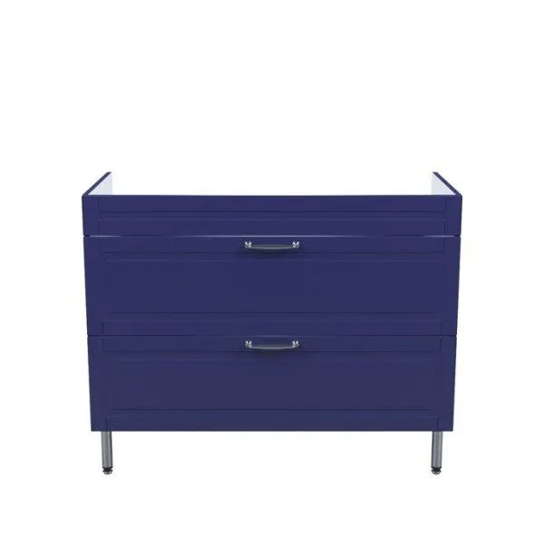 Тумба напольная, 100 см, синий, Oxford, IDDIS, OXF10N1i95 подходит умыв. 0131000i28