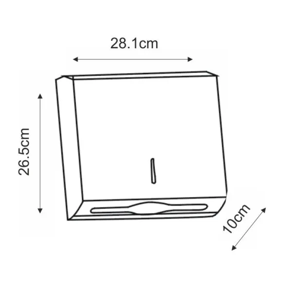 Диспенсер для бумажных полотенец WasserKRAFT K-10091 никель