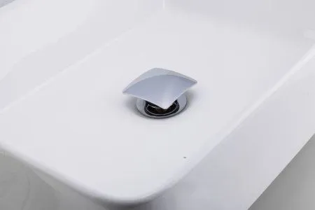 Донный клапан для раковины с переливом Frap F60-2, хром