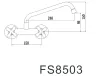 Смеситель для кухонной мойки Fmark (FS8503)