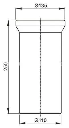 Отвод AlcaPlast A91-250