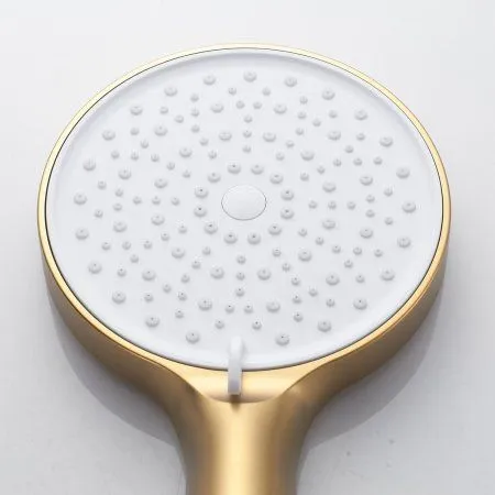 Смеситель для душевой кабины однорычажный  Shevanik S4716G, Золотой сатин