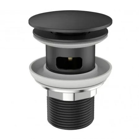 Донный клапан BelBagno BB-SAT-NERO черный матовый