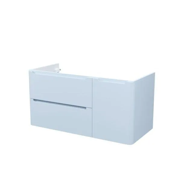 Тумба подвесная, 100 см, голубой, Edifice, IDDIS, EDI10B0i95  подходит умыв. 0101000i28