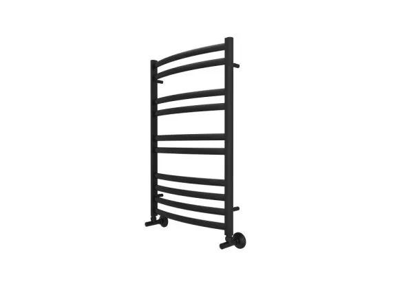 Полотенцесушитель водяной Aquatek Лугано AQ DOC1080BL 50х80 2-2-2-4 черный муар