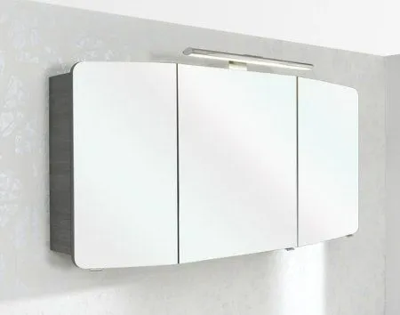 Шкаф-зеркало Pelipal Cassca 120 антрацит высокоглянцевый