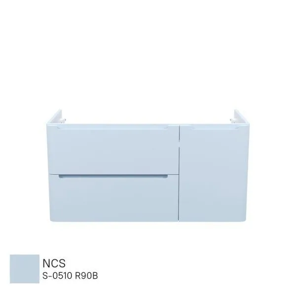 Тумба подвесная, 100 см, голубой, Edifice, IDDIS, EDI10B0i95  подходит умыв. 0101000i28