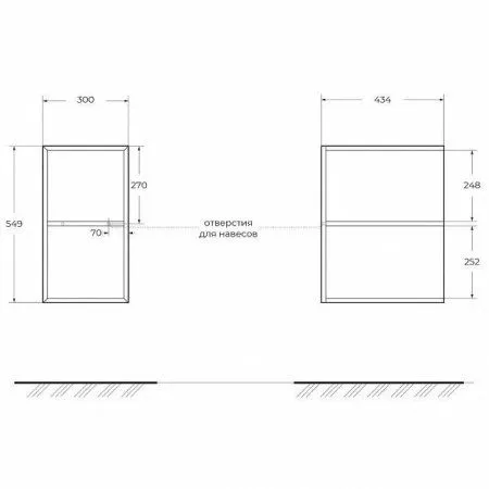 Шкаф Cezares Elettra 55529 bianco opaco