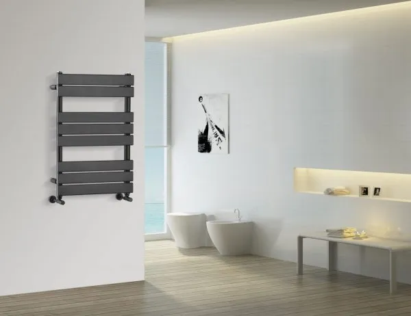 Полотенцесушитель водяной Boheme Venturo Black 720-B 50*80 см черный - купить в Москве по низкой цене в интернет-магазине с доставкой по всей России | HITsant Полотенцесушитель водяной Boheme Venturo Black 720-B 50*80 см черный