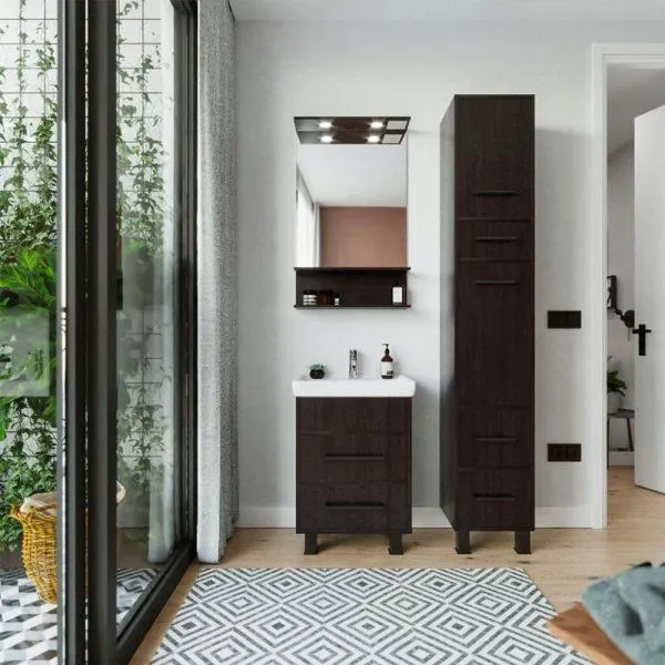 Зеркало Бриклаер ЧИЛИ 55 см, венге