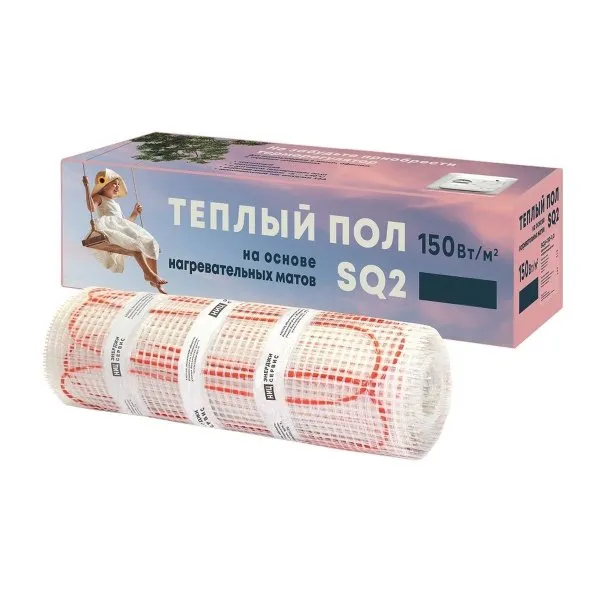 Двухжильный нагревательный мат Heatline SQ2-750-5.0