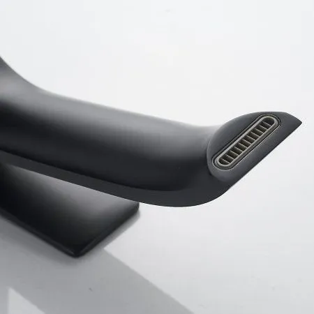 Смеситель для раковины однорычажный с гайкой Shevanik S4011H, Черный