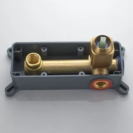 Смеситель для раковины однорычажный встроенный Shevanik S9941G, Золотой сатин