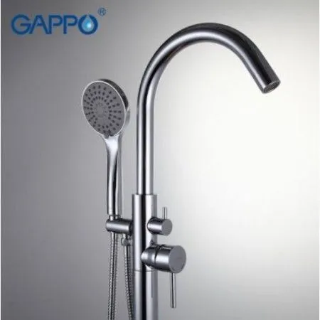 Напольный смеситель для ванны Gappo G3098 - купить в Москве по низкой цене в интернет-магазине с доставкой по всей России | HITsant Напольный смеситель для ванны Gappo G3098