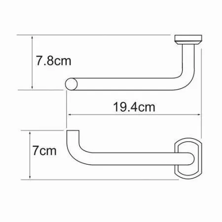 Держатель туалетной бумаги WasserKRAFT Oder K-3096 хром