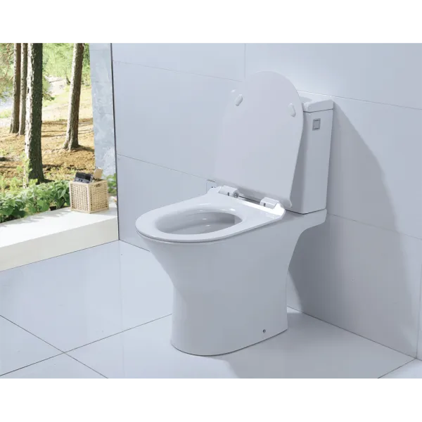 Унитаз компакт Orans WM9902 P-trap / Geberit/ Rimless / floor fixing kit (625x365x810) - купить в Москве по низкой цене в интернет-магазине с доставкой по всей России | HITsant Унитаз компакт Orans WM9902 P-trap / Geberit/ Rimless / floor fixing kit (625x365x810)