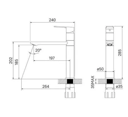 Смеситель для кухонной мойки IDDIS Edifice (ED5WBSGi05) - купить в Москве по низкой цене в интернет-магазине с доставкой по всей России | HITsant Смеситель для кухонной мойки IDDIS Edifice (ED5WBSGi05)