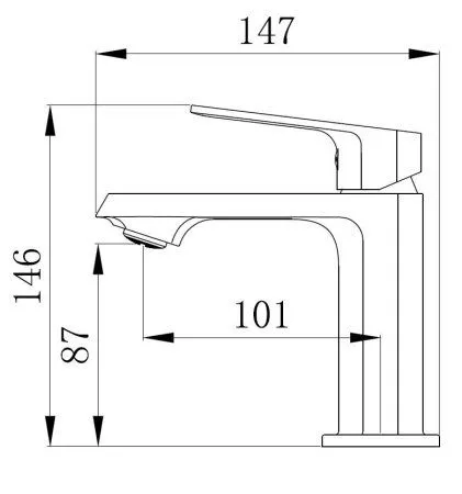 Смеситель для раковины VODA "Surf" (SF26M)