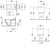 Чаша для унитаза-компакта Duravit Starck 3 0128090000
