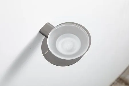 Мыльница стеклянная Gappo G3QQ09GH02TM-9PG оружейная сталь