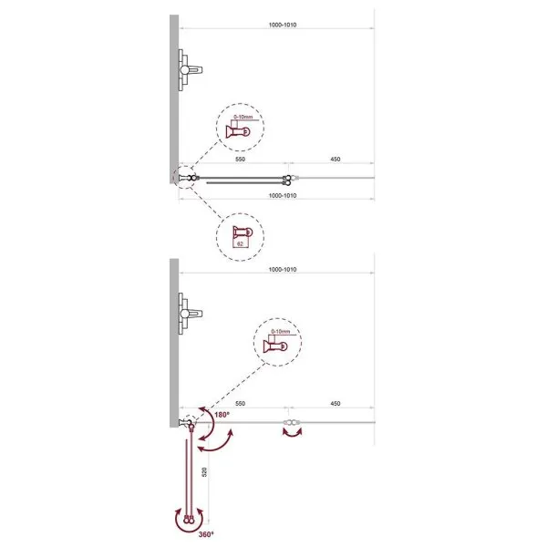 Шторка на ванну BelBagno Uno UNO-V-2-100/150-C-Cr прозрачное стекло - купить в Москве по низкой цене в интернет-магазине с доставкой по всей России | HITsant Шторка на ванну BelBagno Uno UNO-V-2-100/150-C-Cr прозрачное стекло