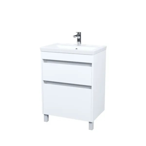 Тумба с умывальником, напольная, 60 см, белый, Zodiac X, IDDIS, (ZDX60WFi95K)