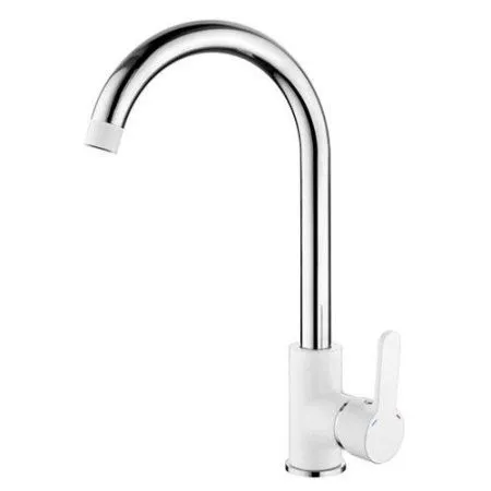 Смеситель Ledeme L4003W Белый/Хром