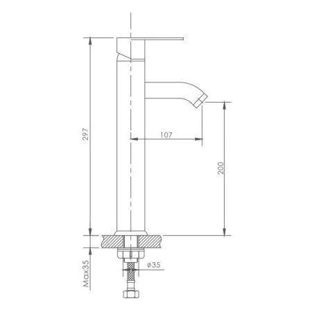 Смеситель для раковины Haiba (HB11811)