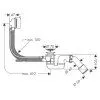 Слив-перелив Hansgrohe Flexaplus S 58150000 для ванны