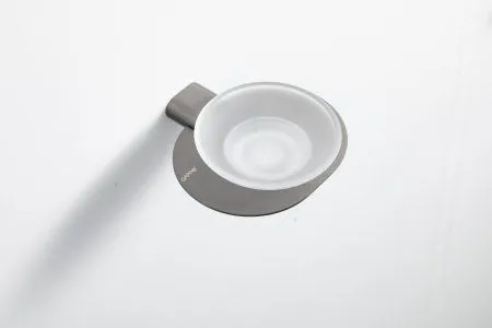 Мыльница стеклянная Gappo G3QQ09GH02TM-9PG оружейная сталь