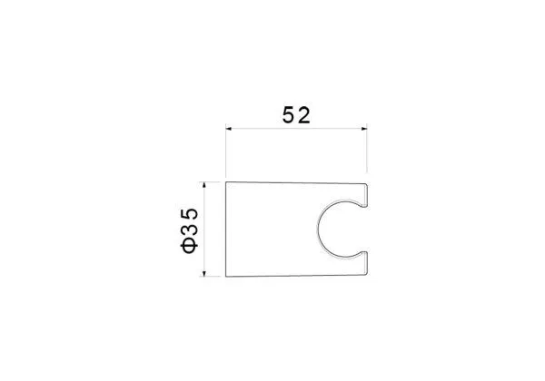 Держатель ручного душа Aquatek AQ2404BG, золото шлифованное