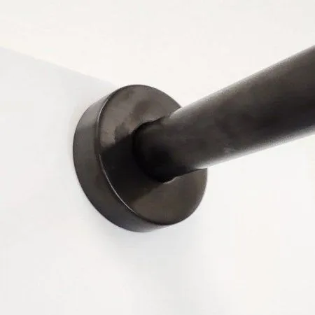 Держатель для верхнего душа Paini 350 мм. круглый, черный