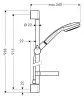 Душевой гарнитур Hansgrohe Croma 100 27724000