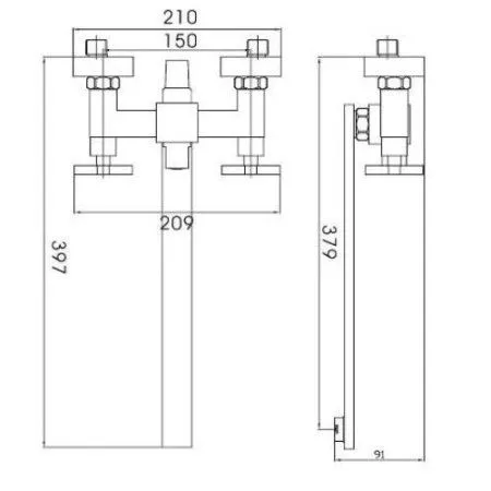 Смеситель Ledeme L2584 хром - купить в Москве по низкой цене в интернет-магазине с доставкой по всей России | HITsant Смеситель Ledeme L2584 хром