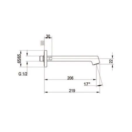Излив Villeroy & Boch Classic TVT10150500061 для ванны, хром - купить в Москве по низкой цене в интернет-магазине с доставкой по всей России | HITsant Излив Villeroy & Boch Classic TVT10150500061 для ванны, хром